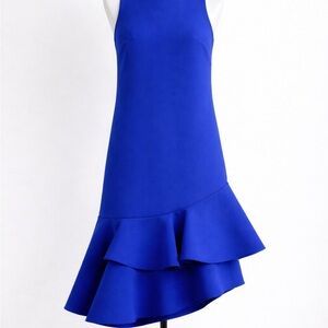 H&M royal blue women dress 12 new no tag